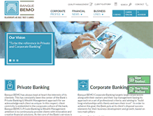 Tablet Screenshot of bemobank.com