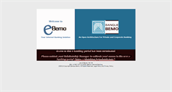 Desktop Screenshot of ebemo.bemobank.com